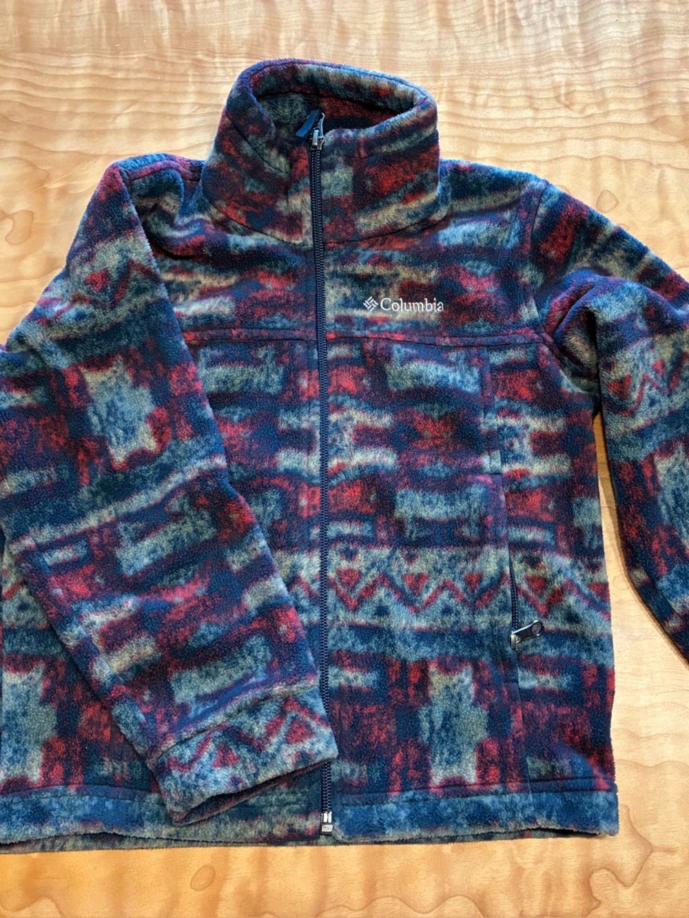 Columbia Kids Patterned Full-Zip Fleece Jacket
